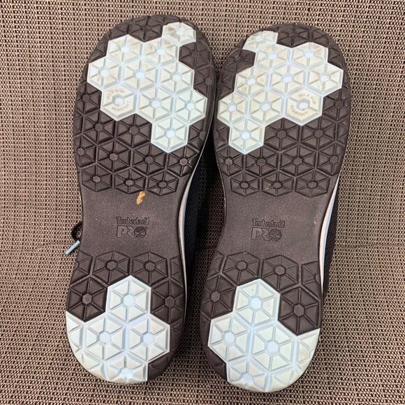 Timberland PRO Womans Size 11 Black & Blue Composite Sneakers Safety Toe - Picture 4 of 9